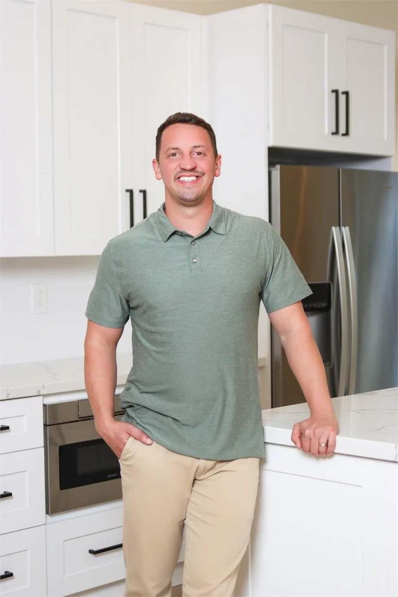 Zac Tranten, REALTOR&reg; with Keys Gate Realty, in the kitchen of a south Miami-Dade home